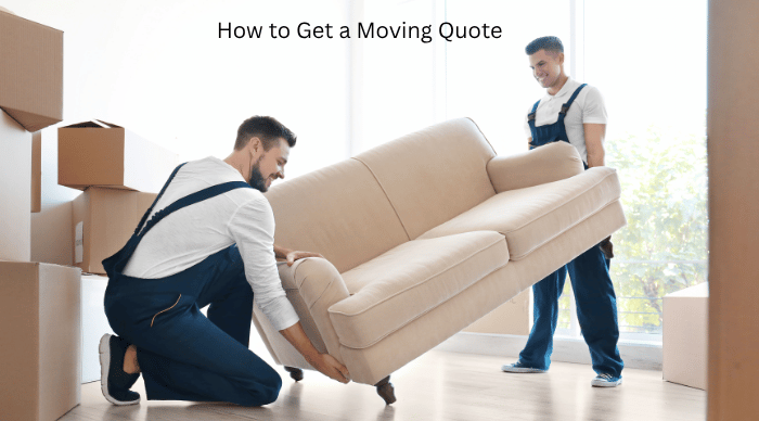 How to Get a Moving Quote